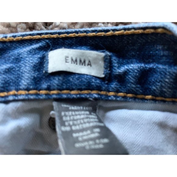 Abercrombie & Fitch Jeans 31 x 34 (6L) Emma Straight Leg Distressed 100% Cotton - Picture 11 of 12
